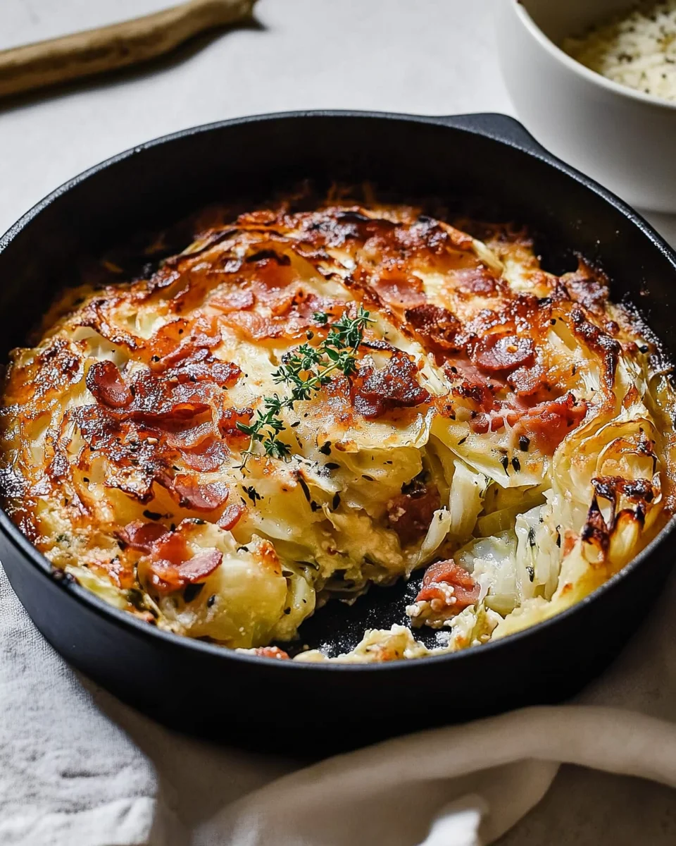Bacon and White Cabbage Gratin: A Comforting, Creamy Classic