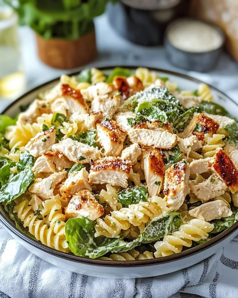 Chicken Caesar Pasta Salad: A Bold and Satisfying Fusion