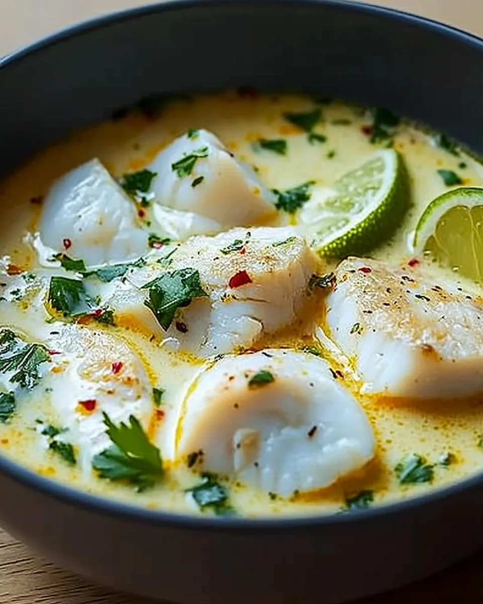 Coconut Lime Fish Soup: A Taste of the Tropics in Every Spoonful