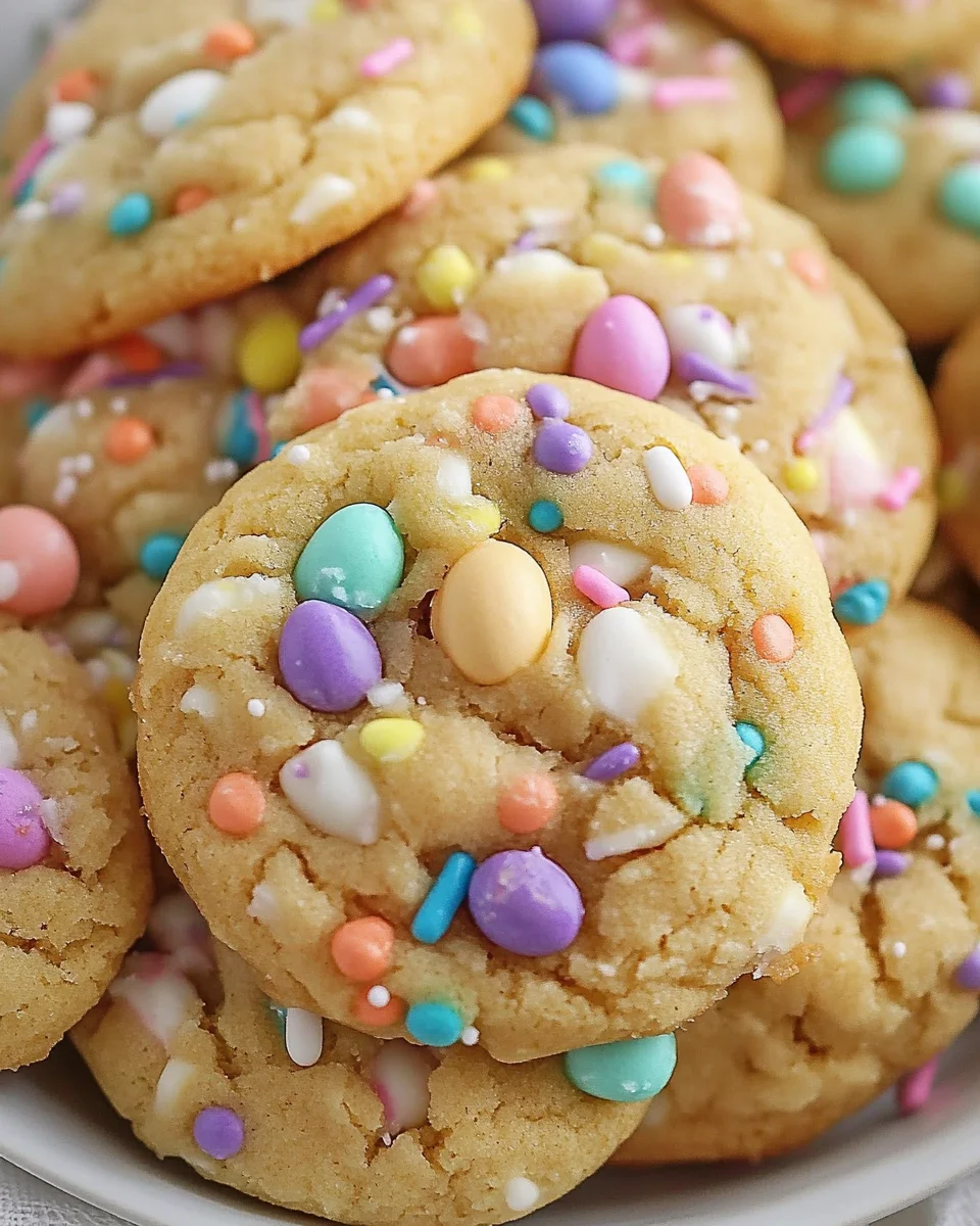 Easter Sprinkle Cookies: A Soft, Chewy, and Festive Treat