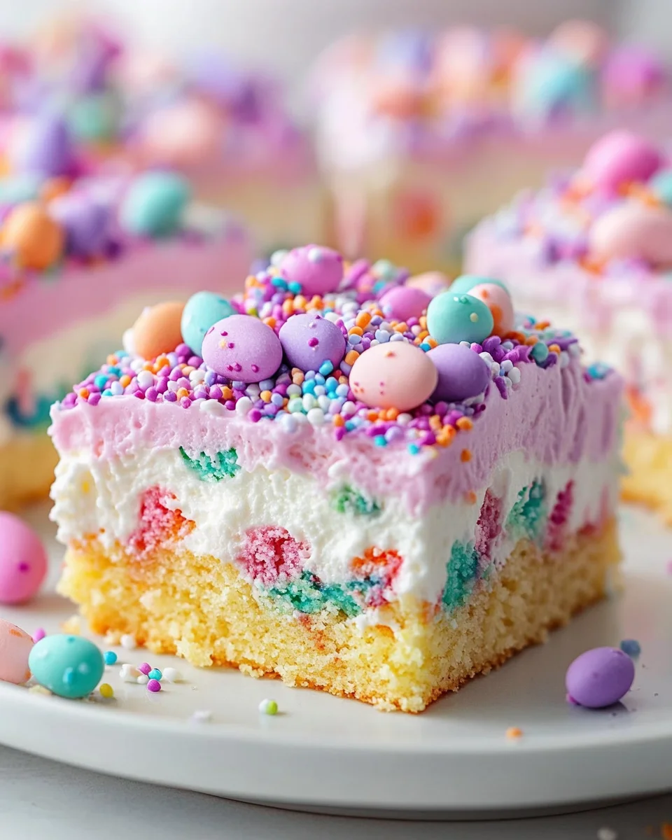Easter Celebration Poke Cake: A Festive and Flavorful Treat