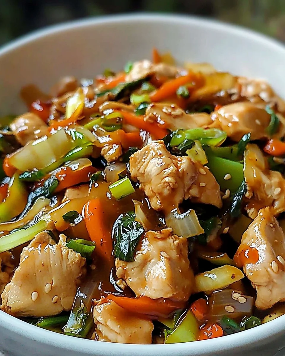 Sizzling Chinese Chicken & Cabbage Stir-Fry: A Flavorful Fusion of Simplicity and Taste