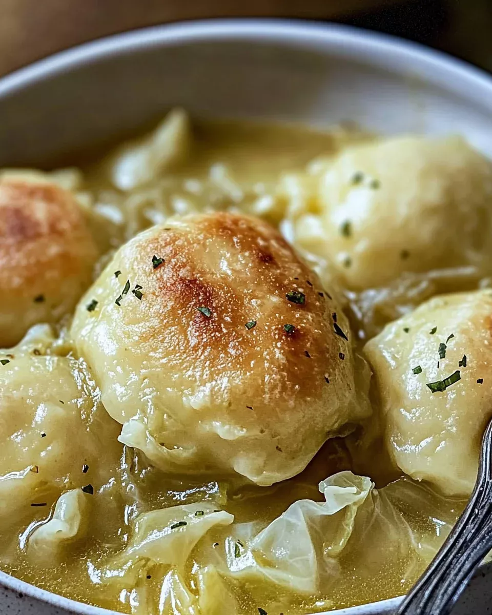 Golden Cabbage Dumpling Skillet: A Nostalgic Comfort Dish