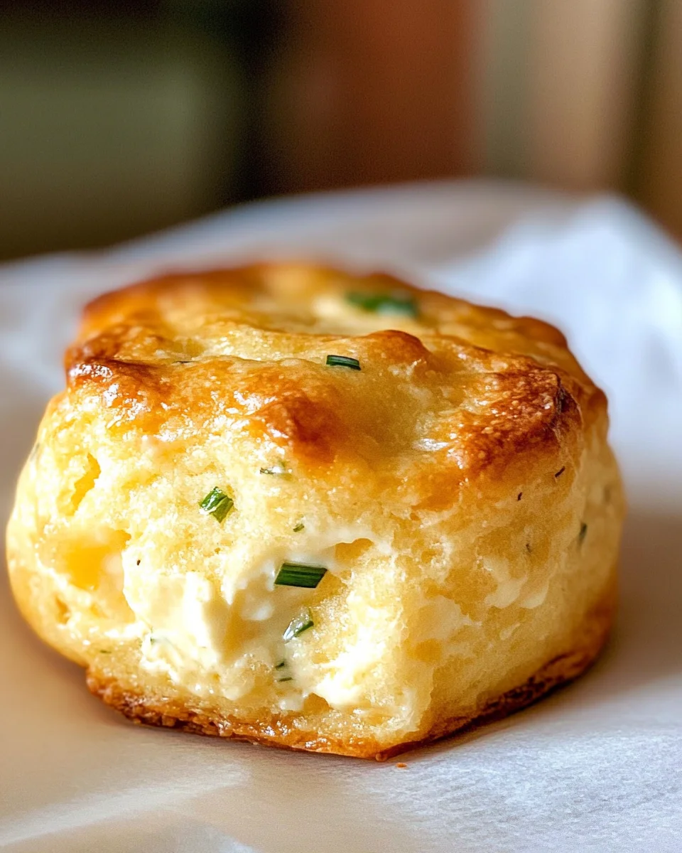 Goat Cheese and Chive Biscuits: A Savory Delight with a Sweet and Spicy Finish