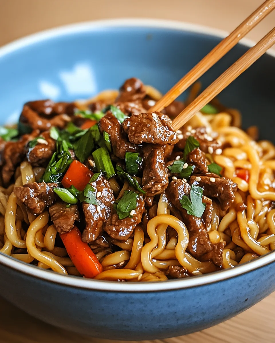 Hoisin Beef Noodles: A Sweet and Savory Stir-Fry Sensation