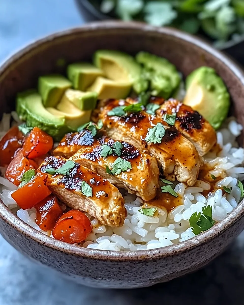 Honey Chipotle Chicken Rice Bowls: A Perfect Balance of Sweet and Smoky
