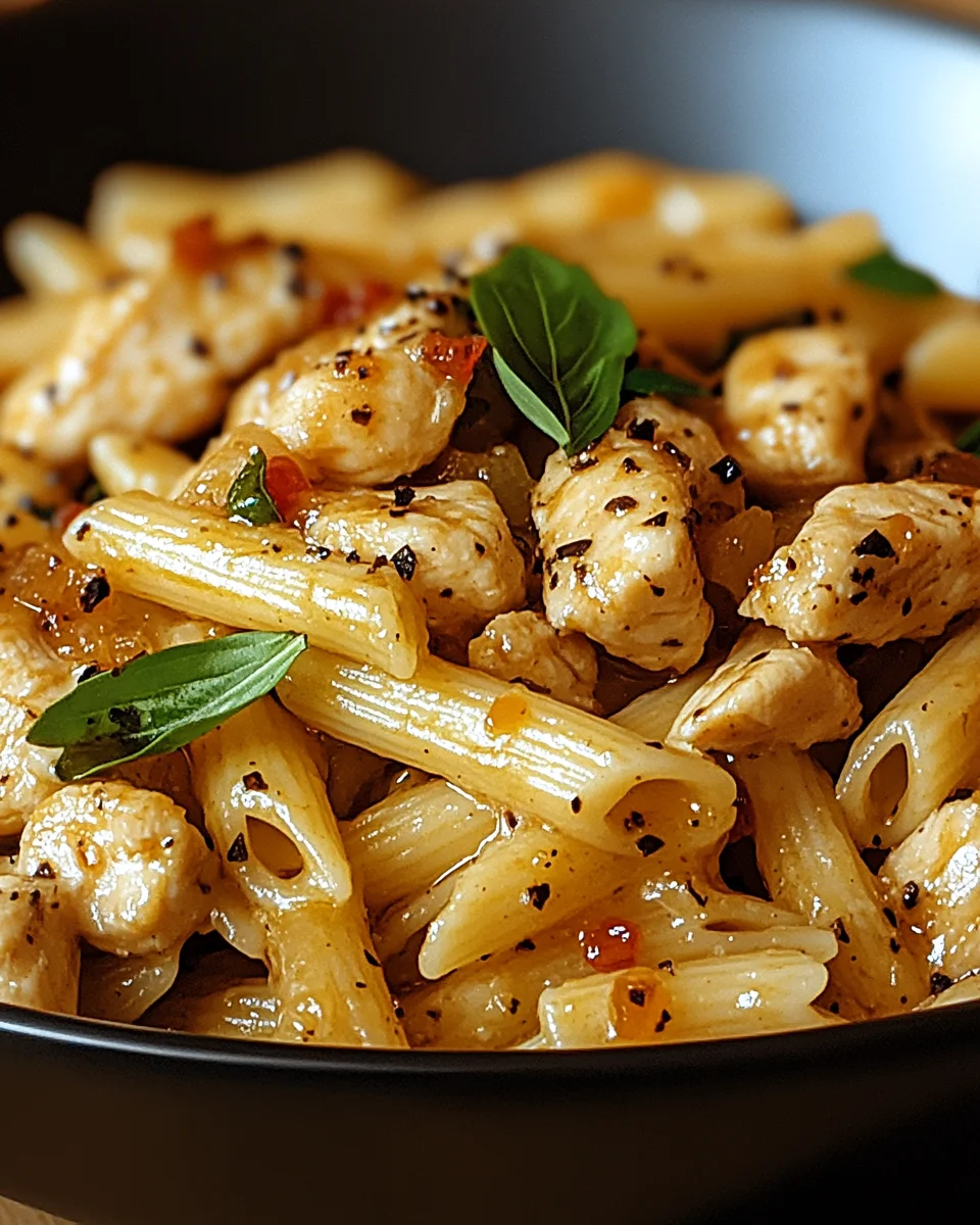 Honey Pepper Chicken Pasta: A Perfect Blend of Sweet, Spicy, and Creamy