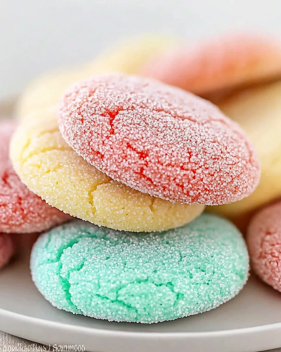 Soft & Chewy Jello Cookies: A Burst of Color and Flavor