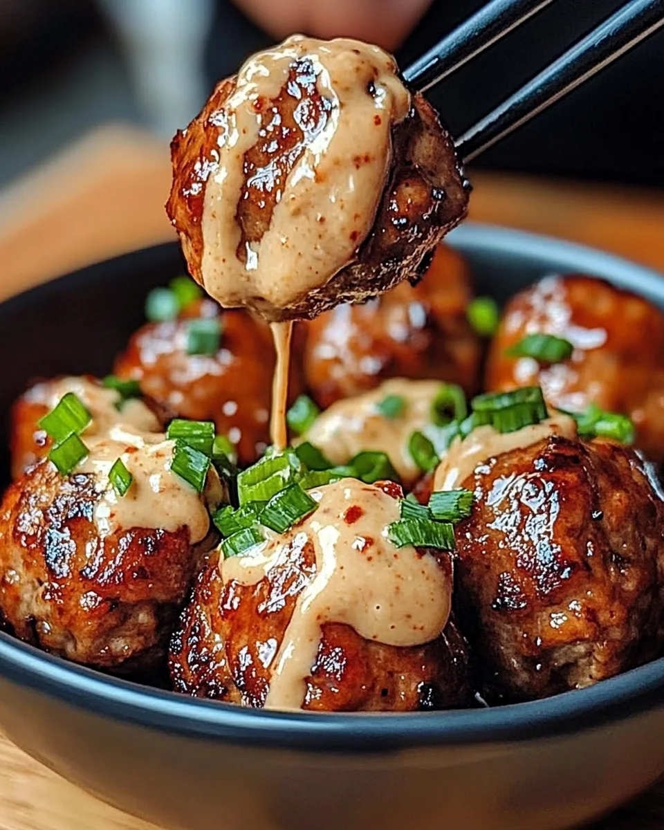 Korean BBQ Meatballs with Spicy Mayo Dip: A Bold Fusion of Flavor