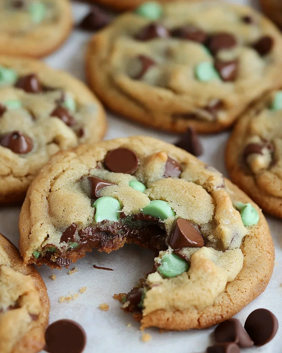 Mint Chocolate Chip Cookies: A Cool and Chewy Treat
