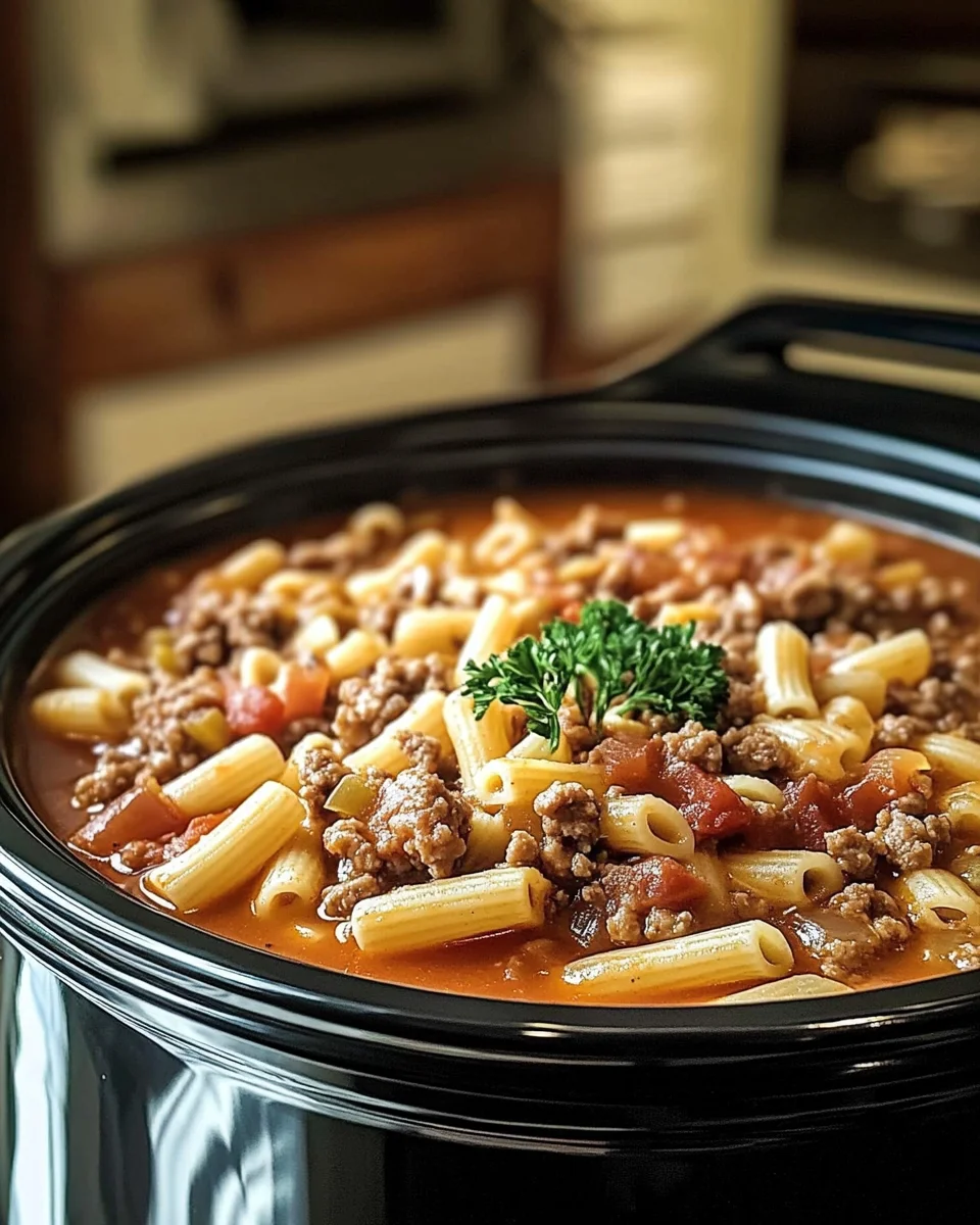Slow Cooker Pasta Fagioli: A Comforting Olive Garden-Inspired Delight