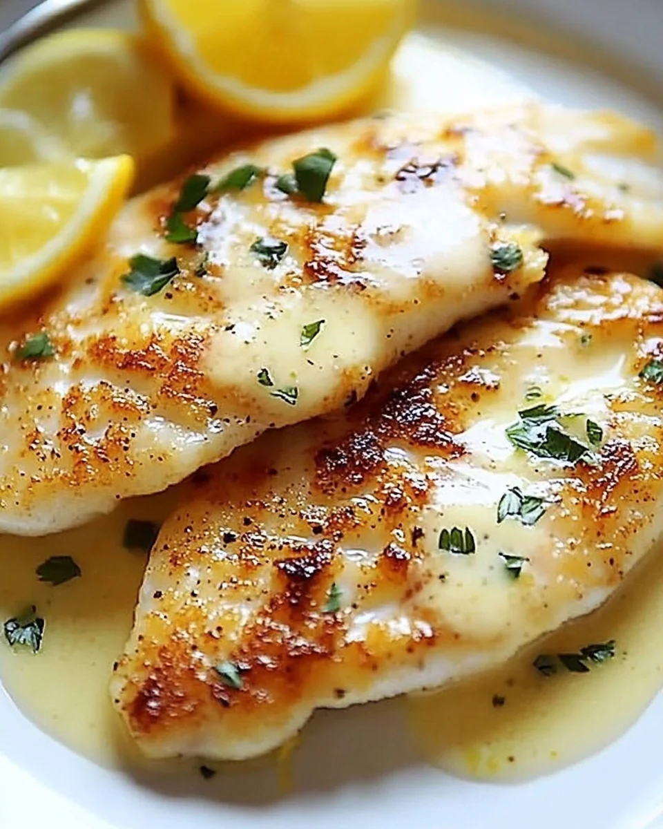 Golden Pan-Fried Tilapia with Lemon Butter Sauce: A Simple Yet Elegant Dish