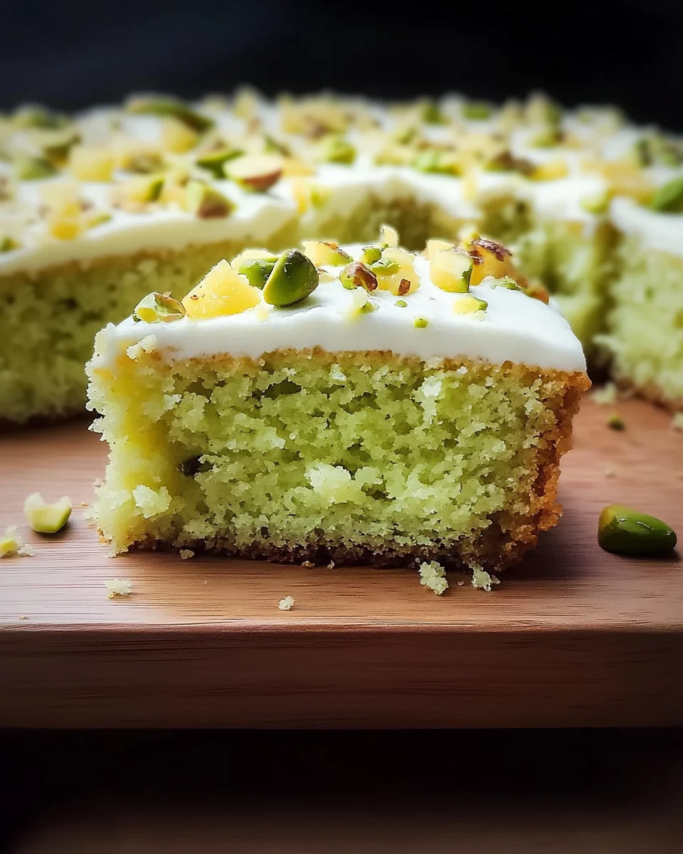Pistachio Pineapple Cake: A Slice of Nostalgia and Joy