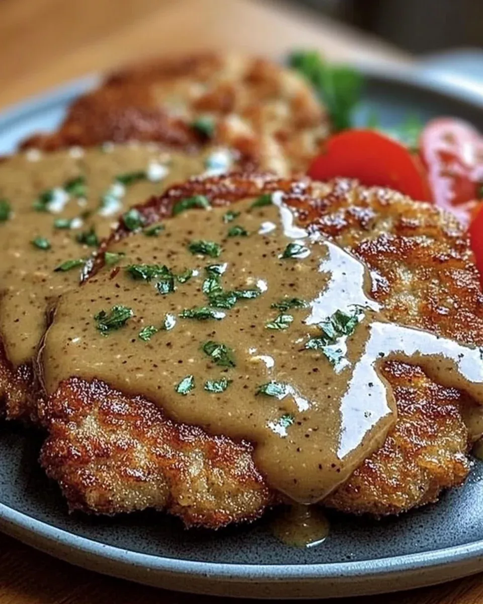 Crispy Pork Schnitzel with Velvety Dijon Gravy: A Classic Reinvented
