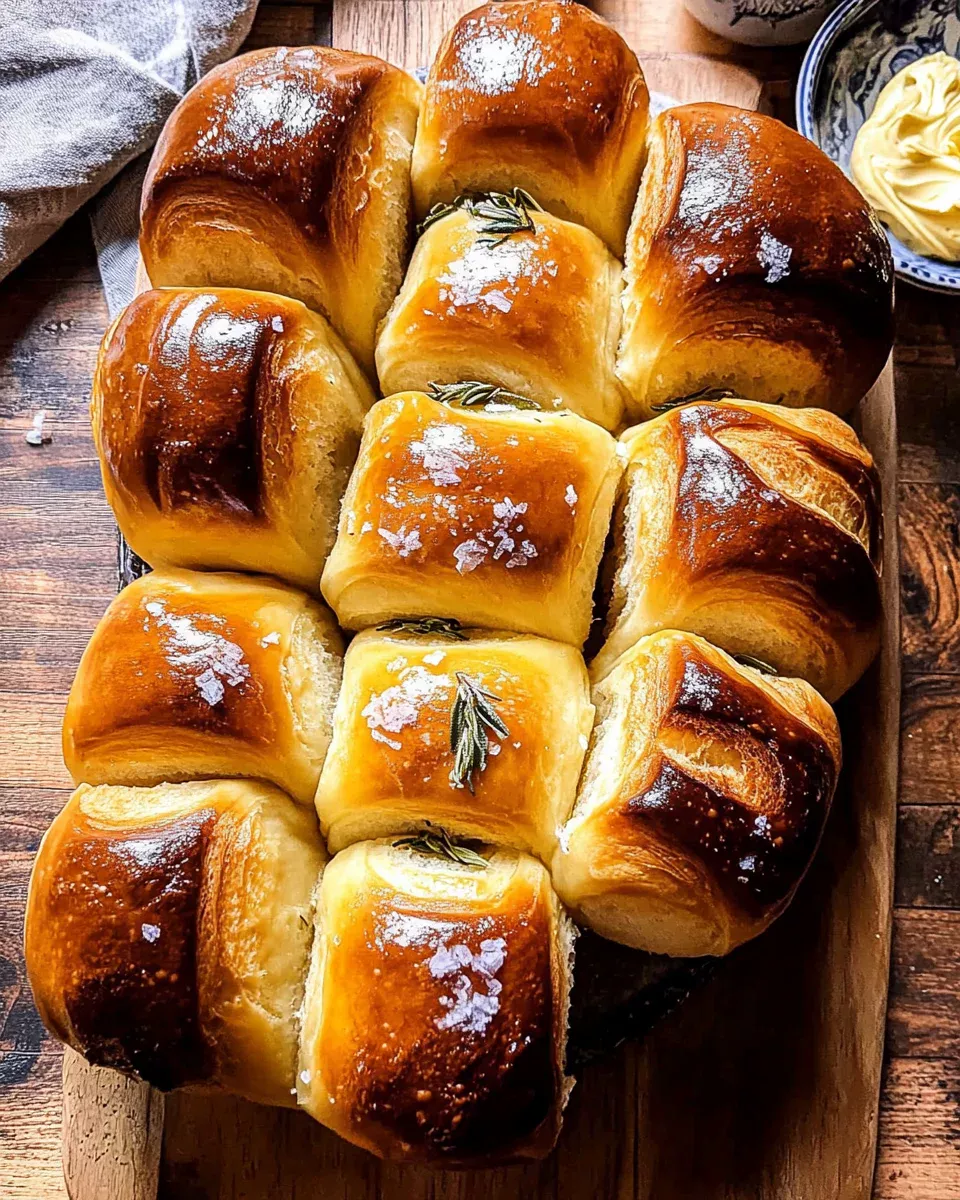 Salted Sage Honey Butter Brioche Rolls: A Buttery, Fluffy Indulgence