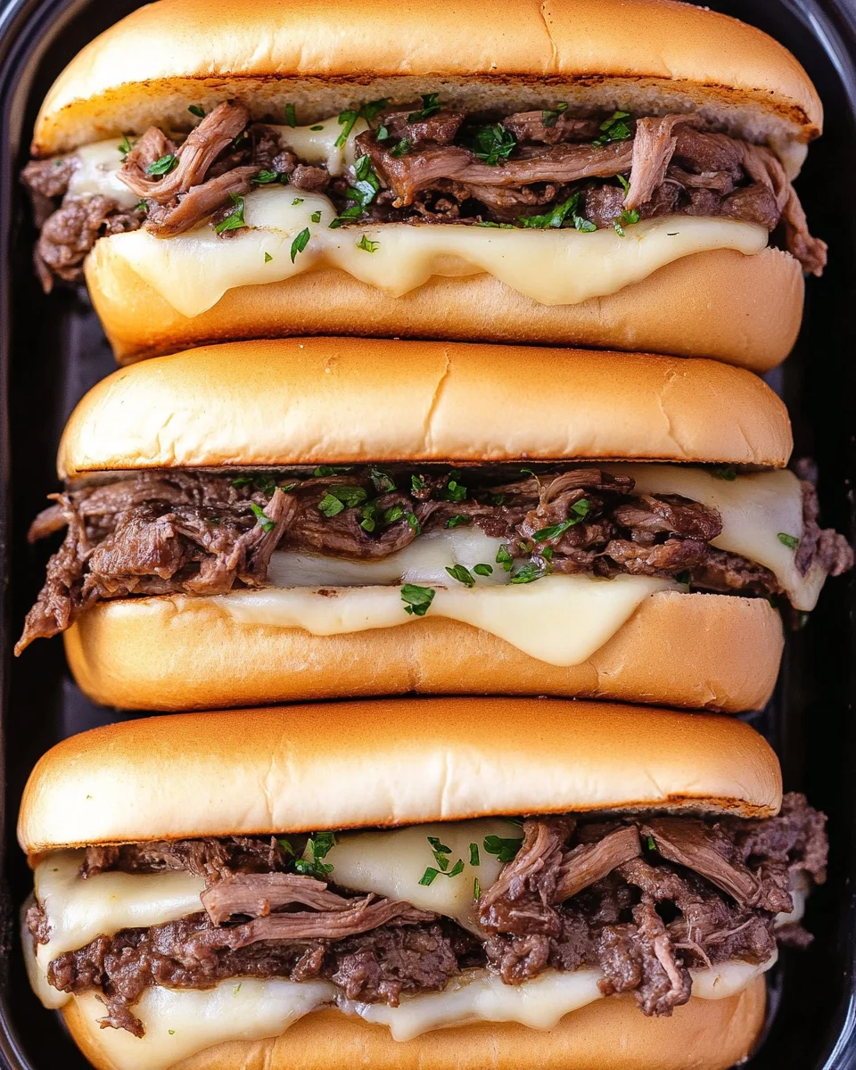 Slow Cooker French Dip Sandwiches: A Comforting Classic with Bold Flavor