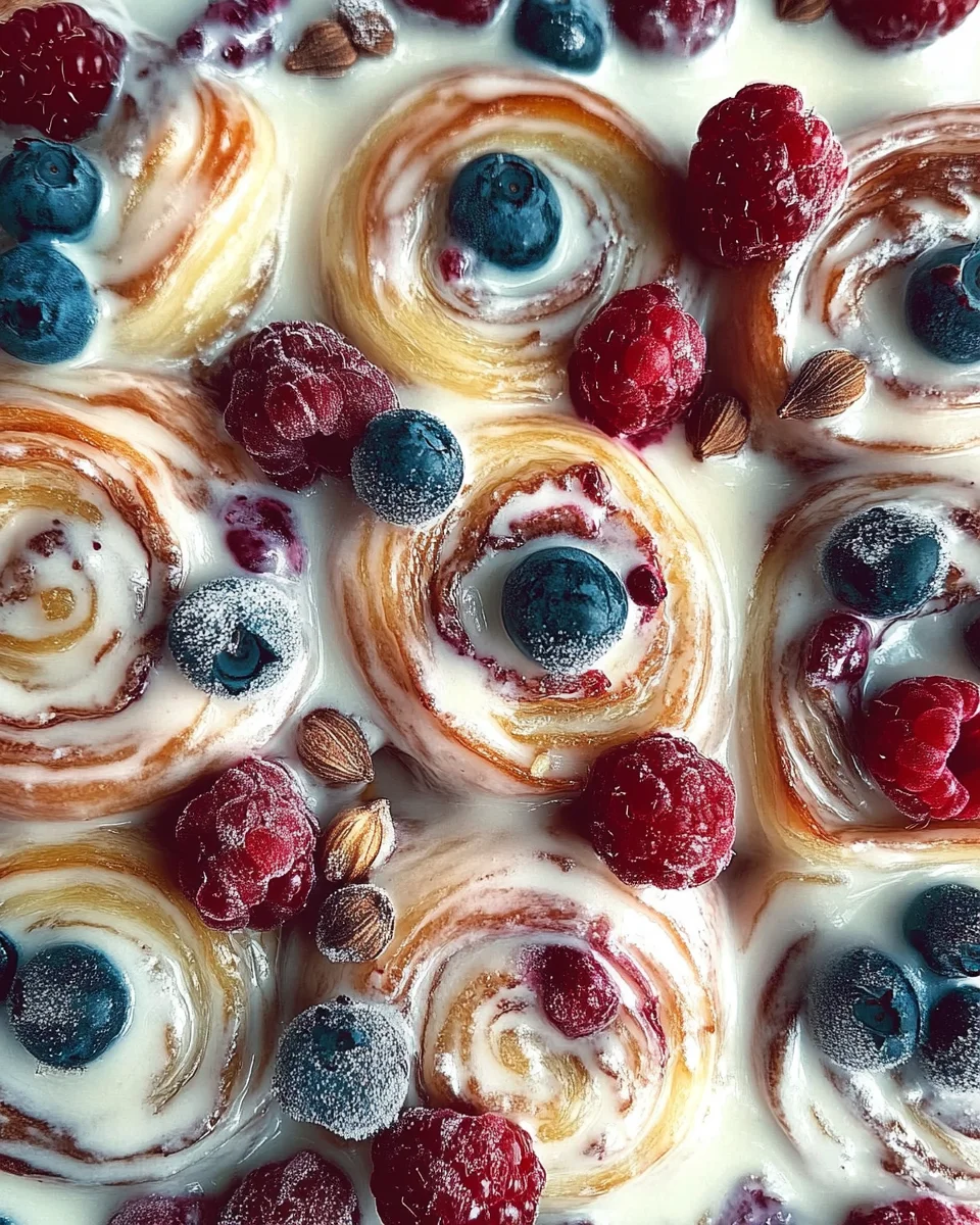 Soft Cardamom Rolls with Berries: A Sweet, Fragrant, and Buttery Indulgence