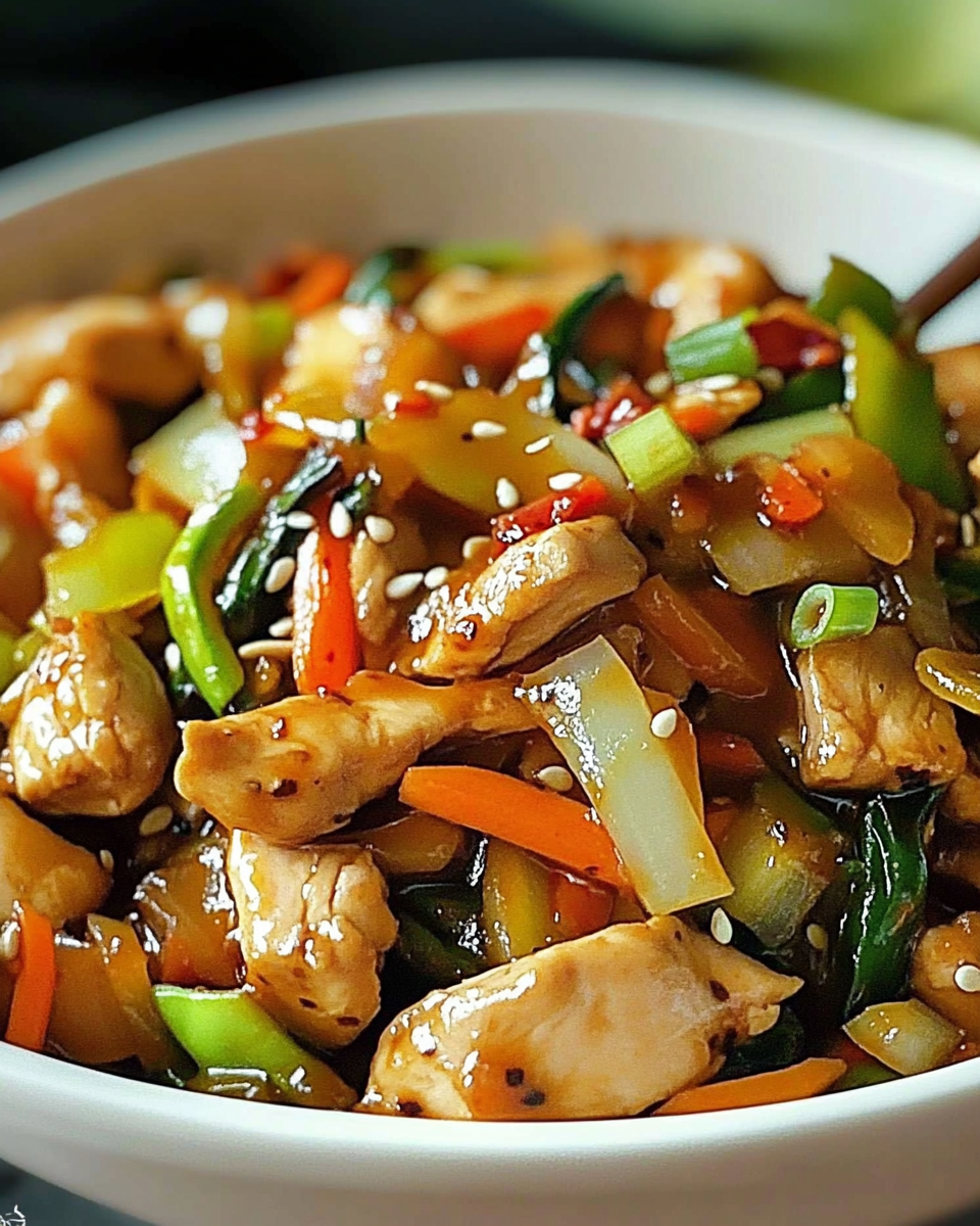 Chinese Chicken & Cabbage Stir-Fry: A Flavorful, Quick, and Healthy Meal