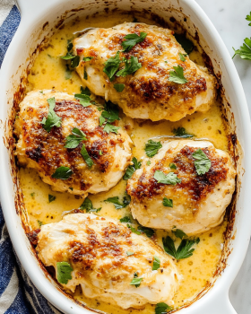 Baked Caesar Chicken: A Creamy, Flavor-Packed Favorite