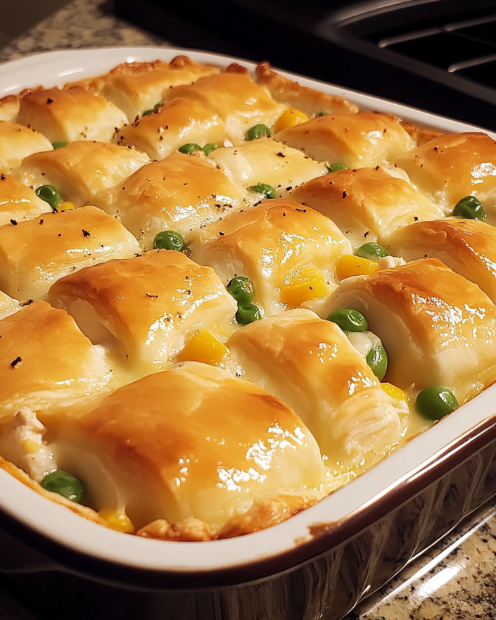 Chicken Pot Pie Casserole Recipe is a must-try dish!