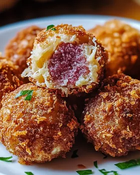 Crispy Reuben Balls – A Crunchy, Cheesy Twist on a Classic Favorite