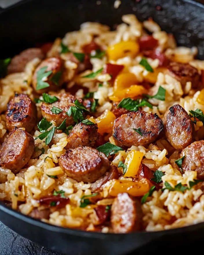 Sausage and Rice Skillet Recipe for Quick Family Meals