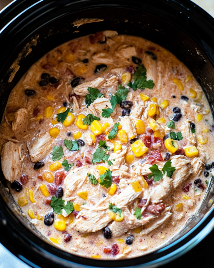 Slow Cooker Fiesta Chicken: A Bold and Creamy Tex-Mex Favorite