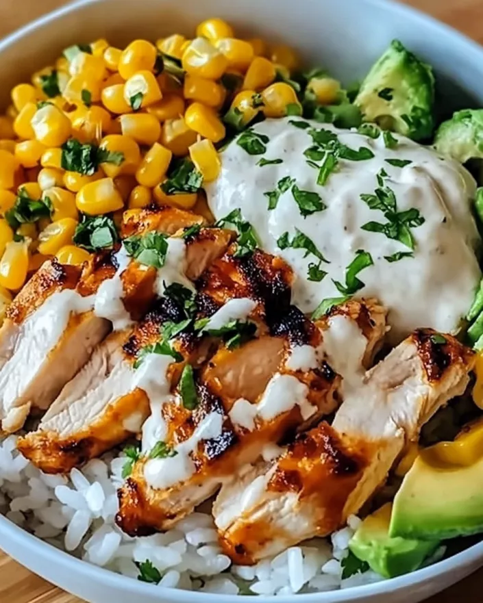 Street Corn Chicken Rice Bowl Recipe is a must-try!