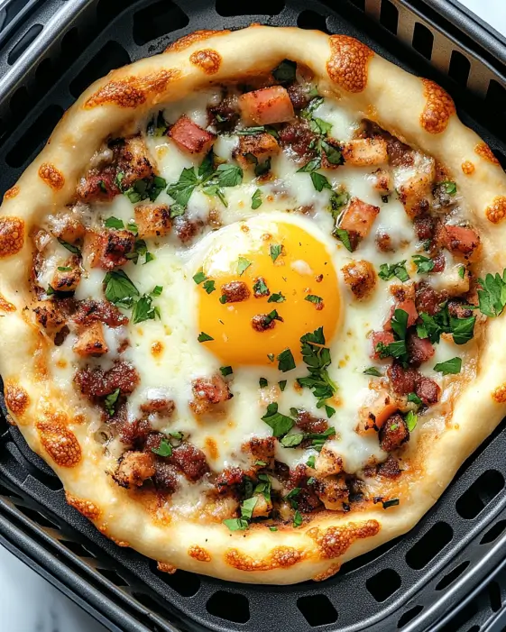 Air Fryer Breakfast Pizza Recipe for a Quick Morning Meal