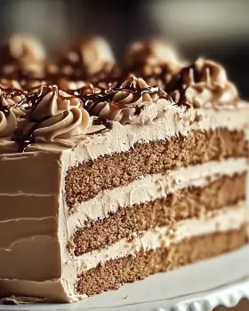 Caramel Coffee Buttercream Cake Recipe is a must-try!