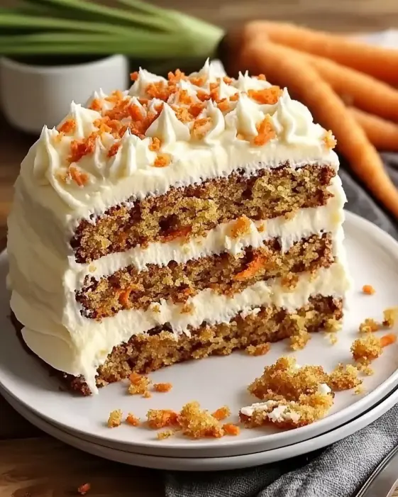 Carrot Cake with Cream Cheese Frosting Recipe delights everyone!