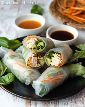 Chicken Spring Rolls Recipe: A Quick and Tasty Delight