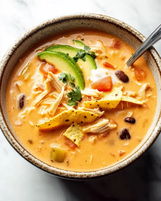 Creamy Chicken Tortilla Soup Recipe is a must-try!