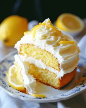 Lemon Velvet Cake with Cream Cheese Frosting delights all!