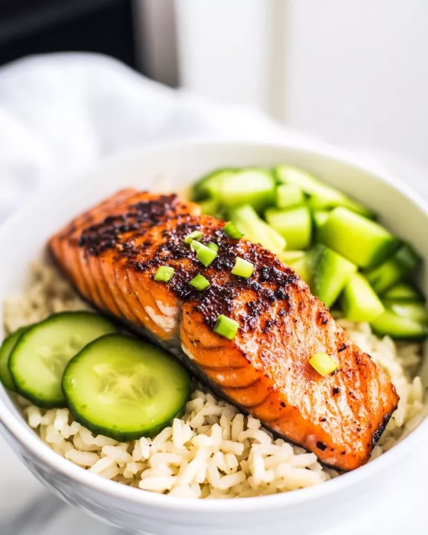 Loaded Salmon Rice Bowl Recipe: A Quick Delight!