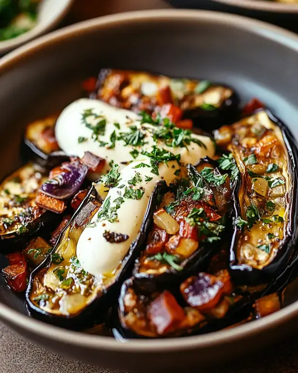 Mediterranean Roasted Eggplant Recipe is a must-try!