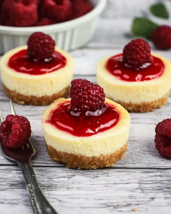 Mini Cheesecakes with Berry Topping Recipe Delight!
