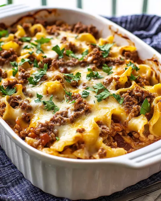 Sour Cream Beef Noodle Casserole Recipe is a must-try!