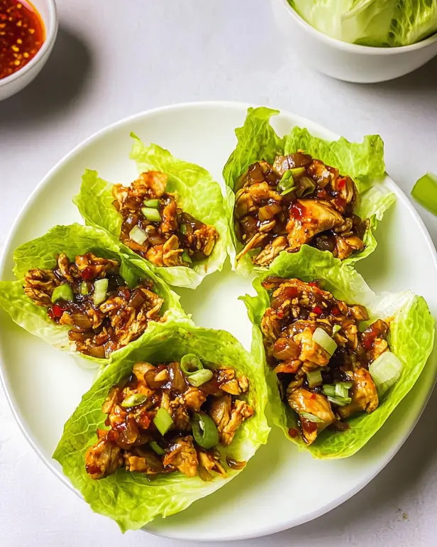 Spicy Chicken Lettuce Wraps Recipe for a Healthy Meal