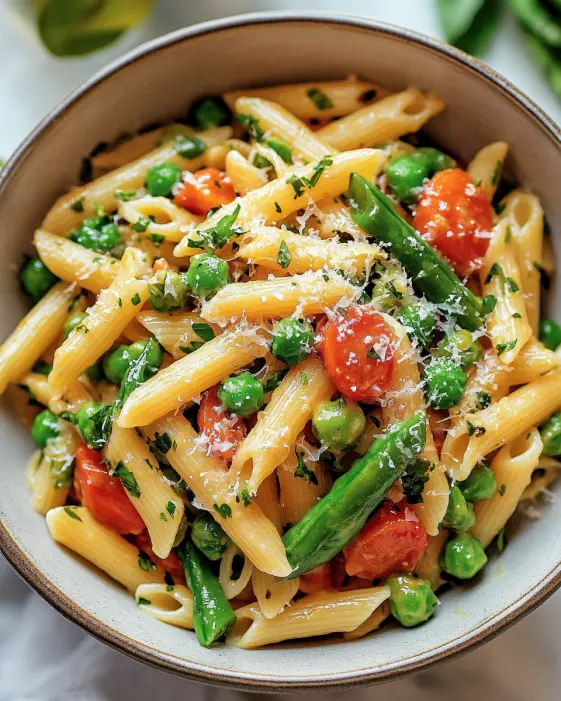 Spring Vegetable Pasta is a delightful seasonal dish.