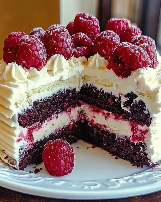 White Chocolate Raspberry Dream Cake Recipe is divine!