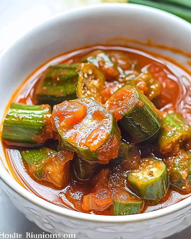Okra and Tomato Stew is a must-try recipe today!