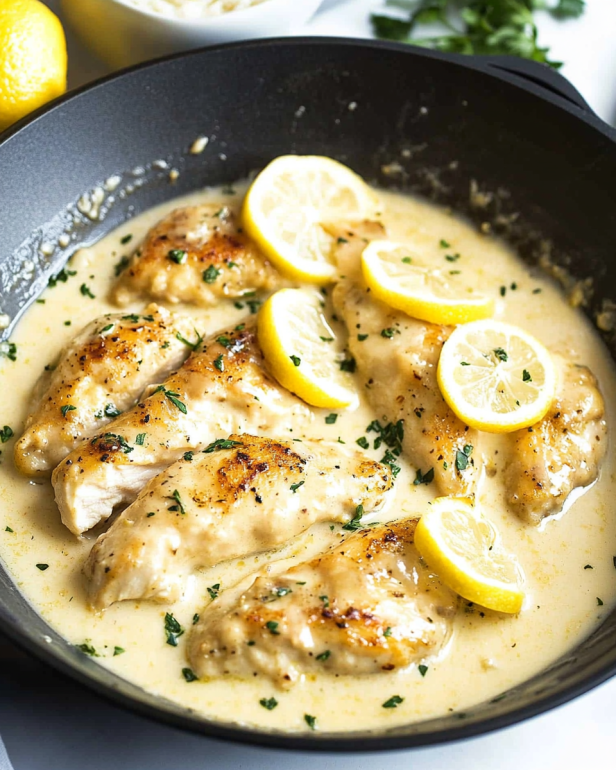 Creamy Lemon Chicken Recipe: A Delightful Dinner Idea