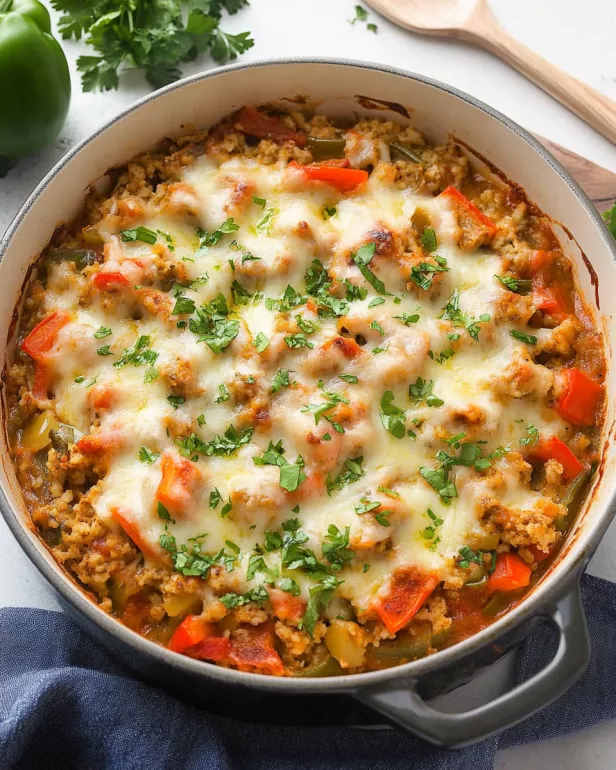 Stuffed Pepper Casserole Recipe is a must-try dish!
