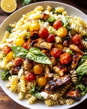BBQ Chicken Ranch Pasta Salad: A Flavorful Delight!