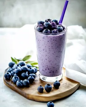 Creamy Blueberry Peanut Butter Smoothie: A Tasty Twist!