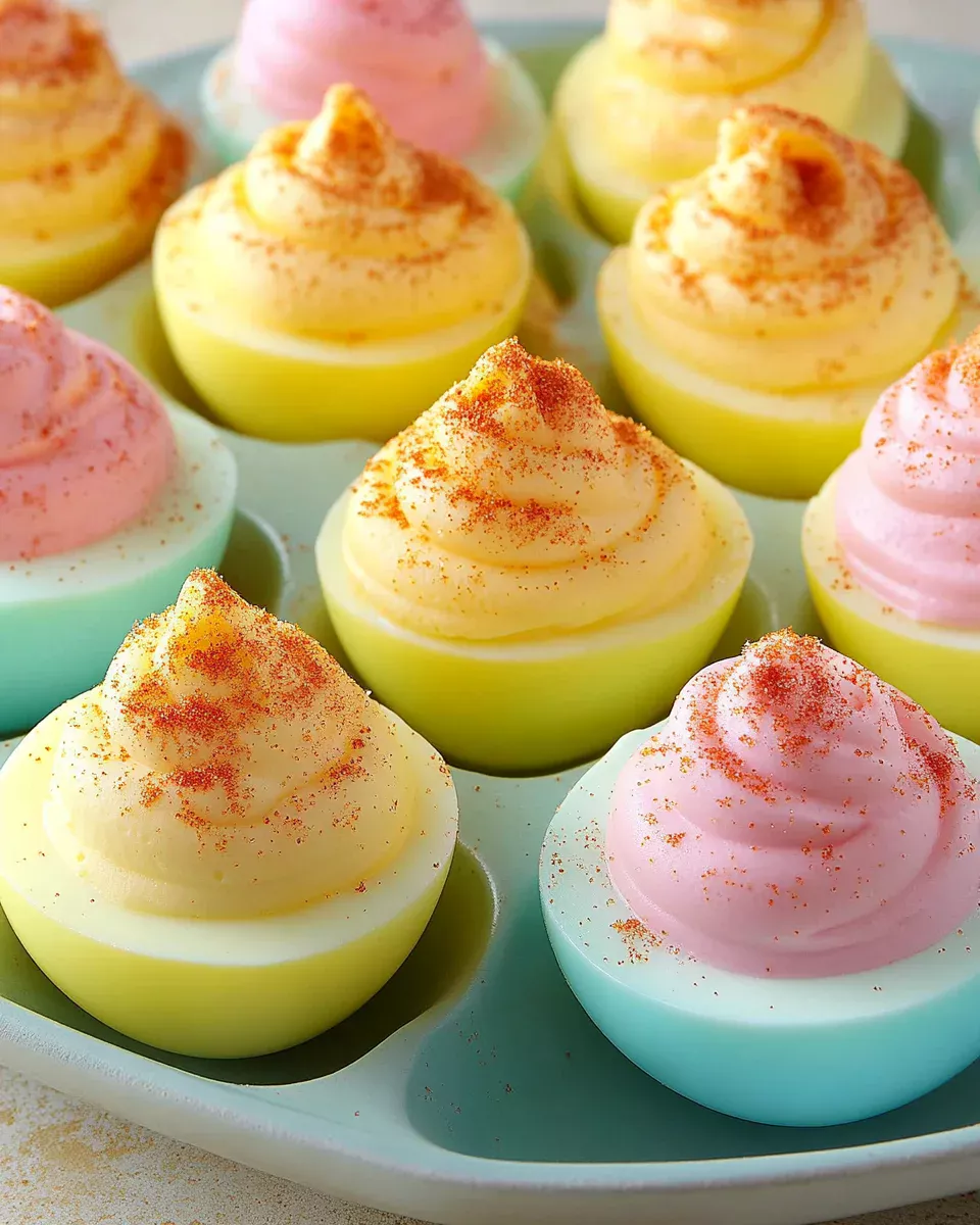 Colored Deviled Eggs: Delightfully Fun and Tasty!