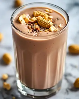 Cottage Cheese Peanut Butter Smoothie with High Protein Delivers Delicious Nutrition!