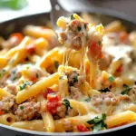 Creamy Tuscan Sausage Pasta