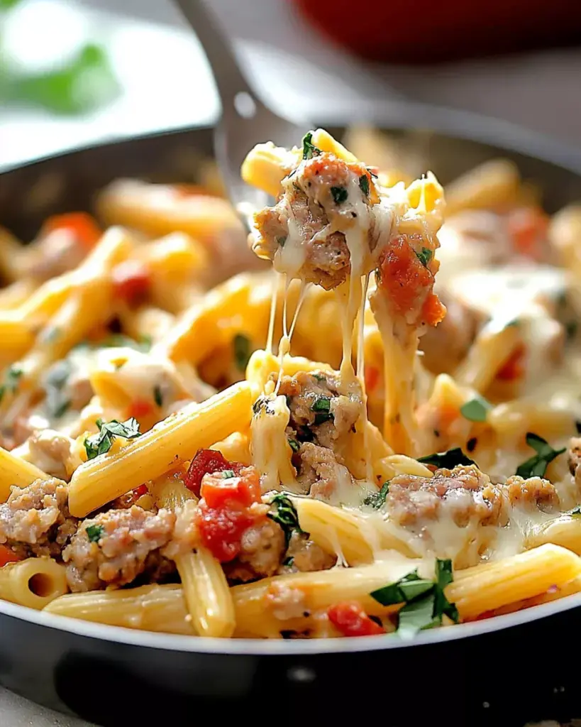 Creamy Tuscan Sausage Pasta